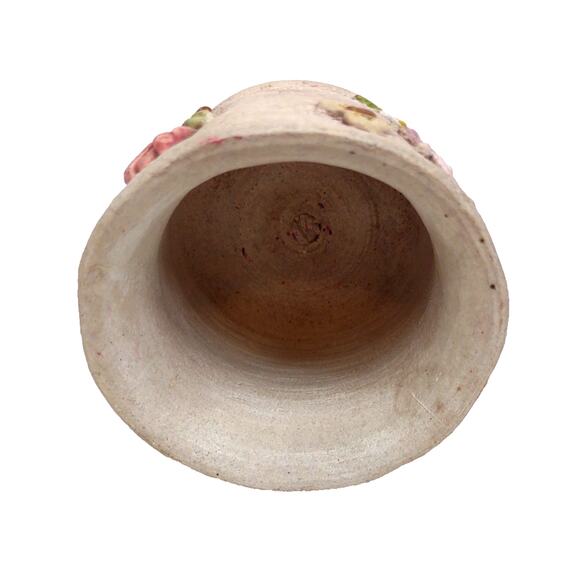 Vintage June Sears Planter Heaven Hill Design Pottery USA California Floral 3.5" - Picture 5 of 7